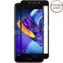 Защитное стекло для Huawei Honor 6C Pro [клеится на весь экран] Premium (черное)
