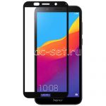 Защитное стекло для Huawei Honor 7A [на весь экран] (черное)