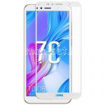 Защитное стекло для Huawei Honor 7C [на весь экран] (белое)