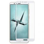 Защитное стекло для Huawei Honor 7X [на весь экран] (белое)