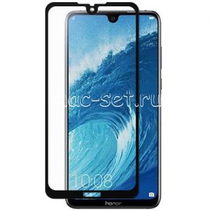 Защитное стекло для Huawei Honor 8X Max [на весь экран] (черное)