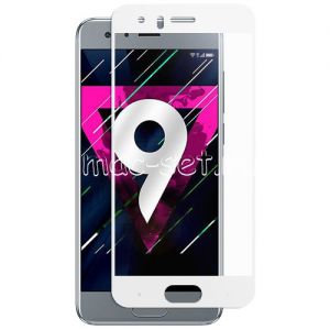 Защитное стекло для Huawei Honor 9 [на весь экран] (белое)