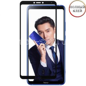 Защитное стекло для Huawei Honor Note 10 [клеится на весь экран] (черное)