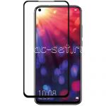 Защитное стекло для Huawei Honor View 20 [на весь экран] (черное)