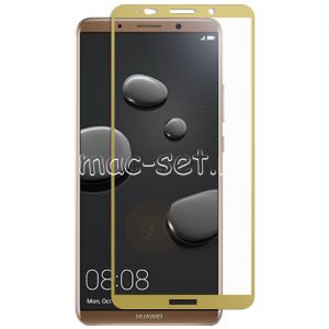 Защитное стекло для Huawei Mate 10 Pro [на весь экран] (золотистое)