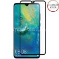 Защитное стекло для Huawei Mate 20 [клеится на весь экран] (черное)