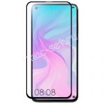 Защитное стекло для Huawei Nova 4 [на весь экран] (черное)