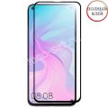 Защитное стекло для Huawei Nova 4 [клеится на весь экран] (черное)