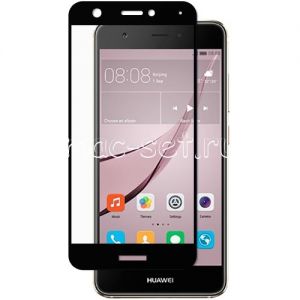 Защитное стекло для Huawei Nova [на весь экран] (черное)