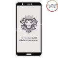 Защитное стекло для Huawei P Smart [клеится на весь экран] Premium (черное)