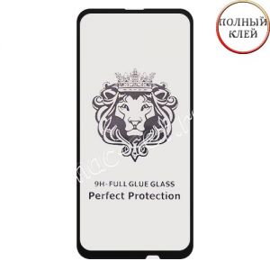 Защитное стекло для Huawei Honor 9X / 9X Premium [клеится на весь экран] Premium (черное)