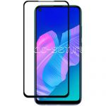 Защитное стекло для Huawei P40 Lite E [на весь экран] (черное)