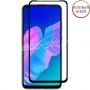 Защитное стекло для Huawei P40 Lite E [клеится на весь экран] Premium (черное)