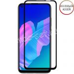 Защитное стекло для Huawei P40 Lite E [клеится на весь экран] Red Line (черное)