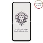 Защитное стекло для Huawei P40 Lite E [клеится на весь экран] Premium (черное)