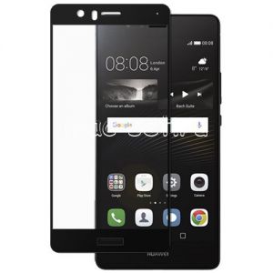 Защитное стекло для Huawei P9 Lite [на весь экран] (черное)