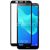 Защитное стекло для Huawei Y5 Prime (2018) [на весь экран] (черное)