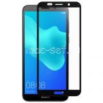 Защитное стекло для Huawei Y5 Prime (2018) [на весь экран] Red Line (черное)