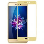 Защитное стекло для Huawei Honor 8 Lite [на весь экран] (золотистое)