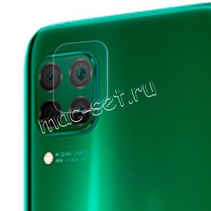 Защитное стекло для камеры Huawei P40 Lite (прозрачное) Deluxe