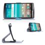 Чехол-книжка кожаный для LG G3 D855 / Dual D856 (коричневый) Doormoon