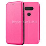 Чехол-книжка кожаный для LG G5 SE (розовый) Fashion Case