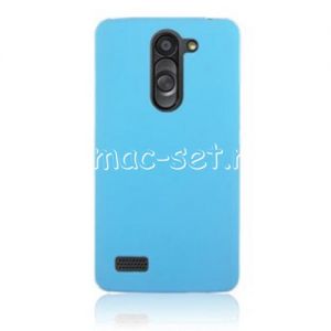 Чехол-накладка пластиковый для LG L Bello D335 (голубой)