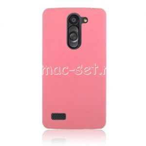 Чехол-накладка пластиковый для LG L Bello D335 (розовый)