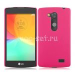 Чехол-накладка пластиковый для LG L Fino D295 (малиновый)