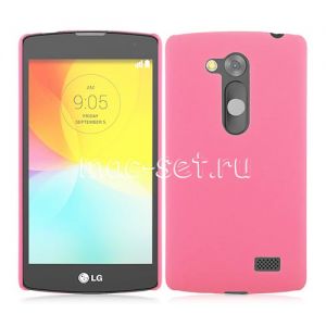 Чехол-накладка пластиковый для LG L Fino D295 (розовый)