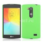 Чехол-накладка пластиковый для LG L Fino D295 (салатовый)