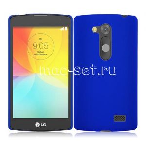 Чехол-накладка пластиковый для LG L Fino D295 (синий)