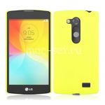 Чехол-накладка пластиковый для LG L Fino D295 (желтый)