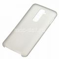 Чехол-накладка пластиковый для LG G2 D802 ультратонкий (белый)