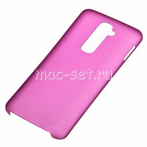 Чехол-накладка пластиковый для LG G2 D802 ультратонкий (малиновый)