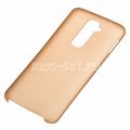 Чехол-накладка пластиковый для LG G2 D802 ультратонкий (оранжевый)