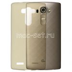 Чехол-накладка силиконовый для LG G4 H818 (серый 0.5мм)