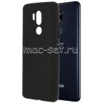 Чехол-накладка силиконовый для LG G7 ThinQ (черный 1.2мм)