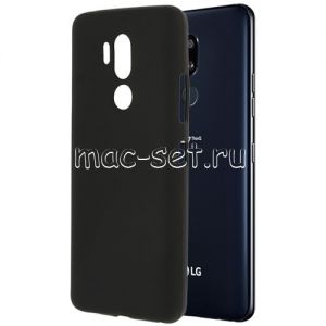 Чехол-накладка силиконовый для LG G7 ThinQ (черный 1.2мм)