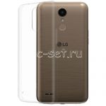 Чехол-накладка силиконовый для LG K10 (2017) M250 (прозрачный 0.5мм)