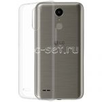 Чехол-накладка силиконовый для LG K10 (2017) M250 (прозрачный 1.0мм)