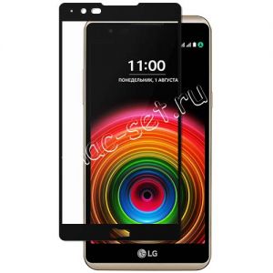 Защитное стекло для LG X Power K220 [на весь экран] Red Line (черное)