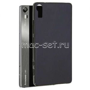 Чехол-накладка силиконовый для Lenovo Vibe Shot (черный 1.2мм) Soft-Touch