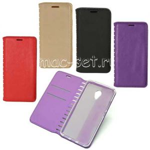 Чехол-книжка кожаный для Meizu M3s mini "Book Case New"