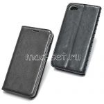 Чехол-книжка кожаный для Meizu U10 (черный) Book Case New
