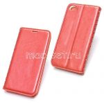 Чехол-книжка кожаный для Meizu U10 (красный) Book Case New