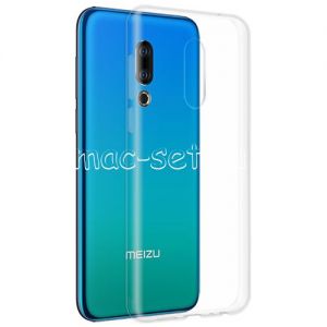 Чехол-накладка силиконовый для Meizu 16th (прозрачный 1.0мм)