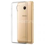 Чехол-накладка силиконовый для Meizu M5s (прозрачный 0.5мм)