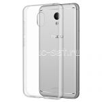 Чехол-накладка силиконовый для Meizu M6 (прозрачный 1.0мм)