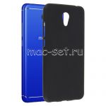 Чехол-накладка силиконовый для Meizu M6 (черный 1.2мм)